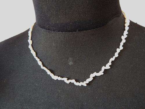 Vintage string of freshwater pearls  with gold color  clasp - 42cm - as per photo