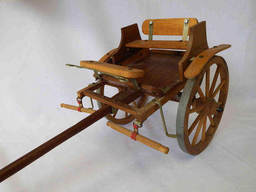 Vintage handmade wooden donkey car - as per photo
