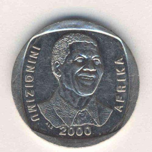 Nelson Mandela 2000 R5 coin - as per photo