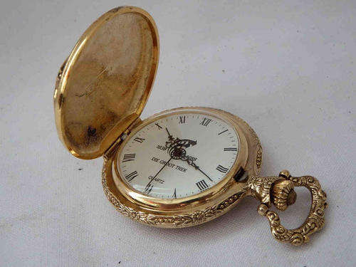 Die Groot Trek 1838 - 1988 - Quartz pocket watch with fob chain - in Original box