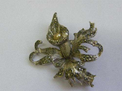 Marcasite brooch as per photo
