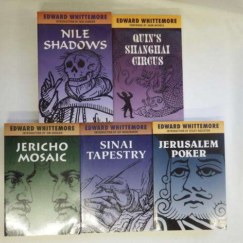 Set of 5 Edward Whittmore books - in good condition