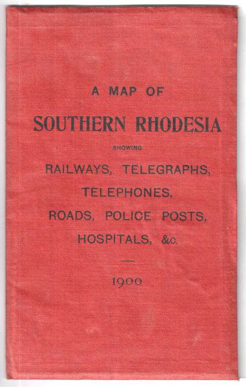 A map of Southern Rhodesia - 1900
