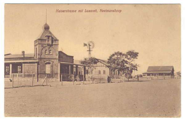 Postcard - Kaiserstrasse mit bazarett, Keetmanshoop - Unused