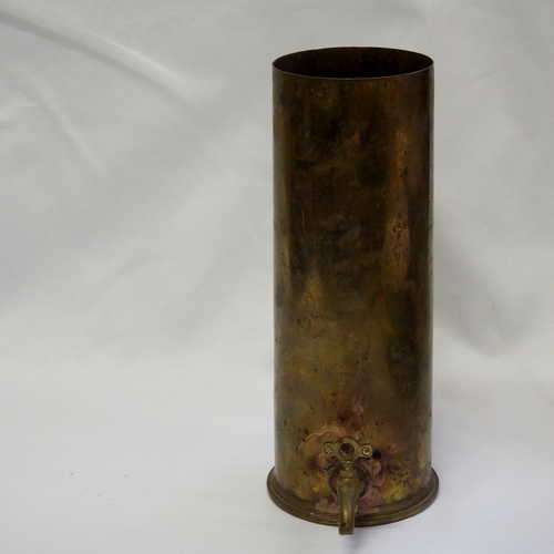 WW1 Shell made into water container - as per photo