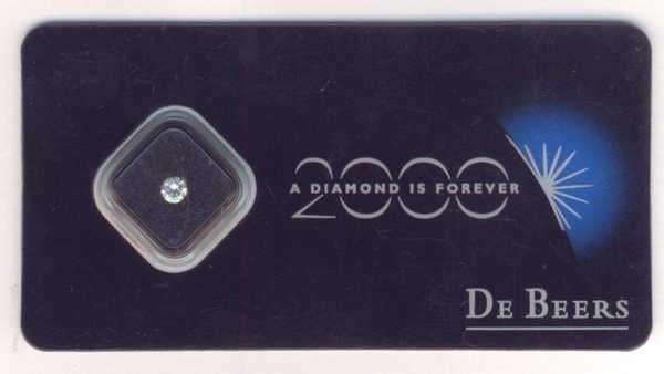 De Beers Certified Diamond - 8 points