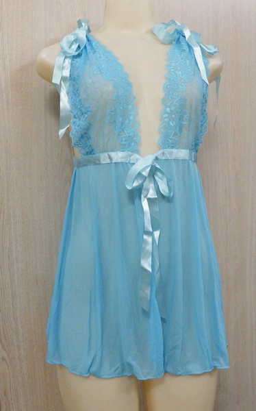 Light blue lingerie set - New