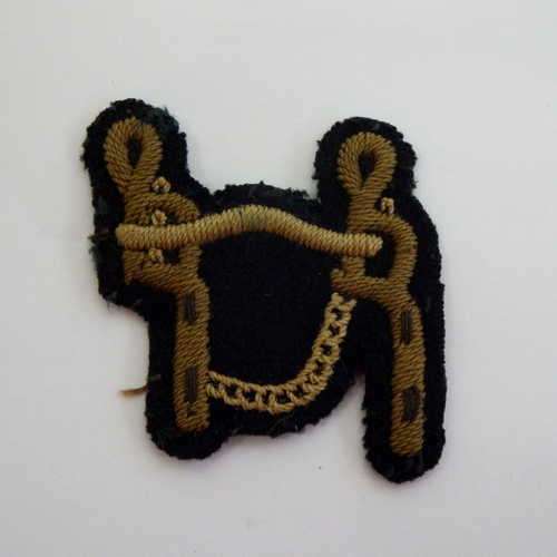 British Army cloth badge - saddle and harness maker