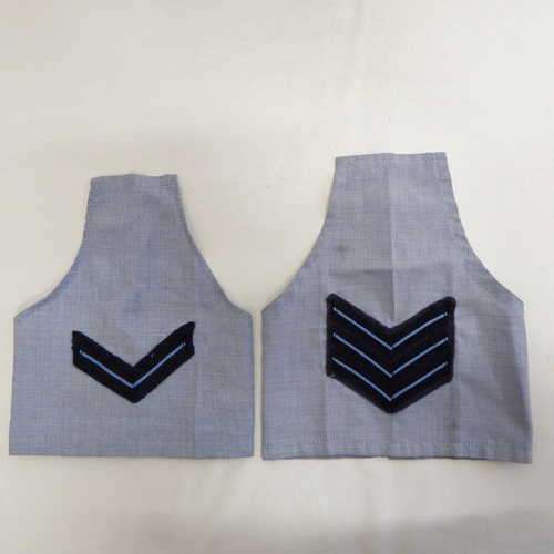 Lot of 2 S.A. Air Force rank brassards - Lance Corporal and Sergeant ranks