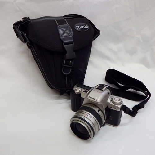 Pentax MZ-50 camera with 35 - 80 mm lens with Tudor bag