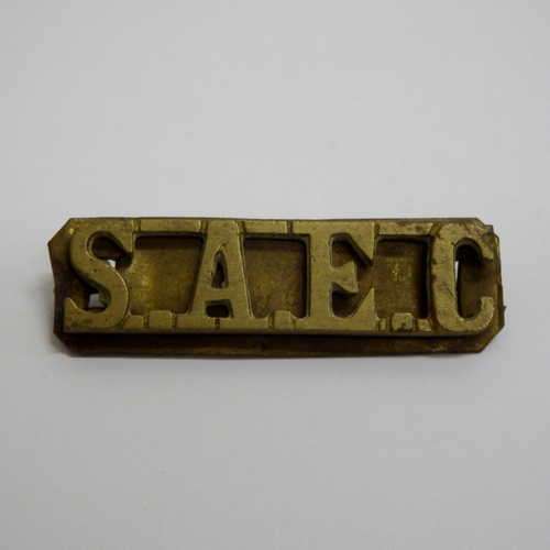 WW2 South African Engineering Corps shoulder title