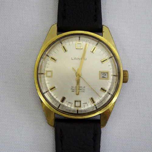 Vintage Lanco Automatic date mens watch - working