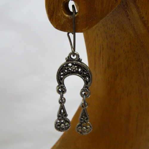 Pair of pewter earrings - @ CRAZY R1 start