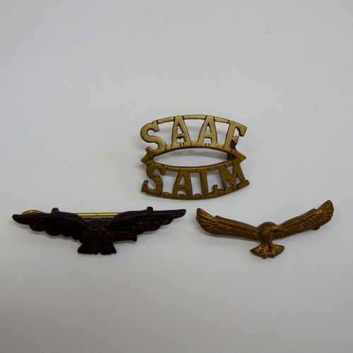 Lot of 3 different Air Force badges
