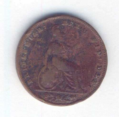 1837 Great Britain George III farthing
