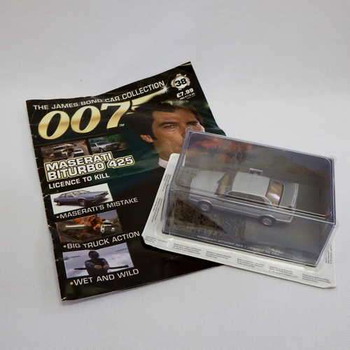 James Bond 007 Maserati Biturbo 425 model car from Licence to kill movie with magazine - car sealed