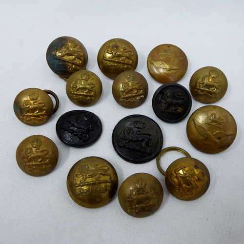 Lot of 15 Rhodesian military buttons