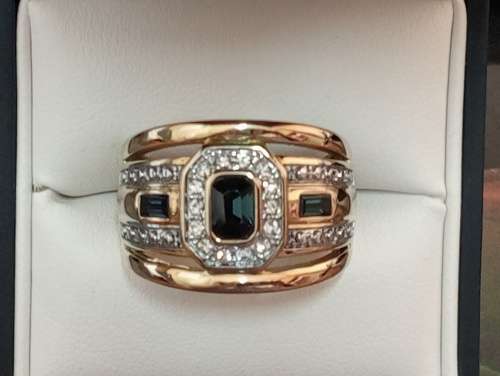 Gold and Diamond ring