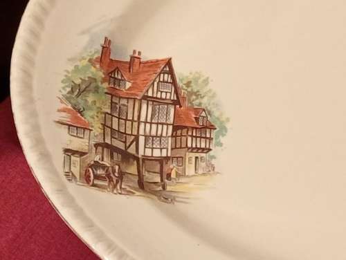 Hand painted plate