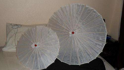 White Parasols