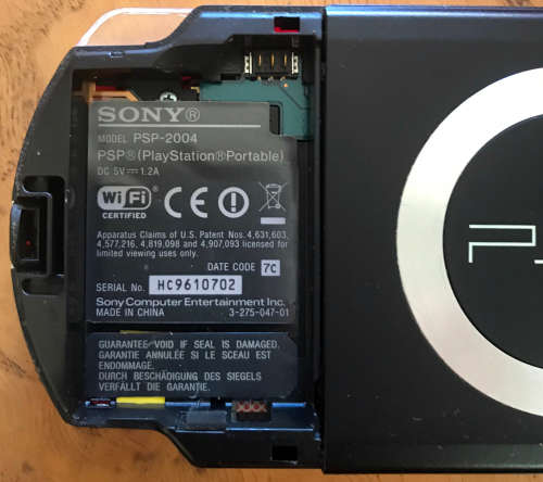 Sony PSP Slim console +Games & Movie + carry case + power supply good condition working