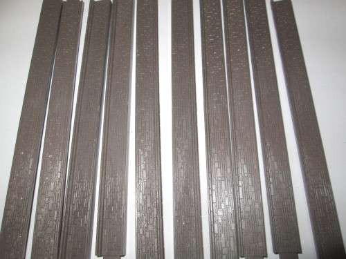 N GAUGE PECO PLATFORM EDGING X 10 PIECES