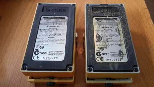 Boss guitar pedals Super Overdrive SD-1 and Overdrive OD-3