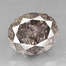 0.94ct Fancy Peach Pink Diamond