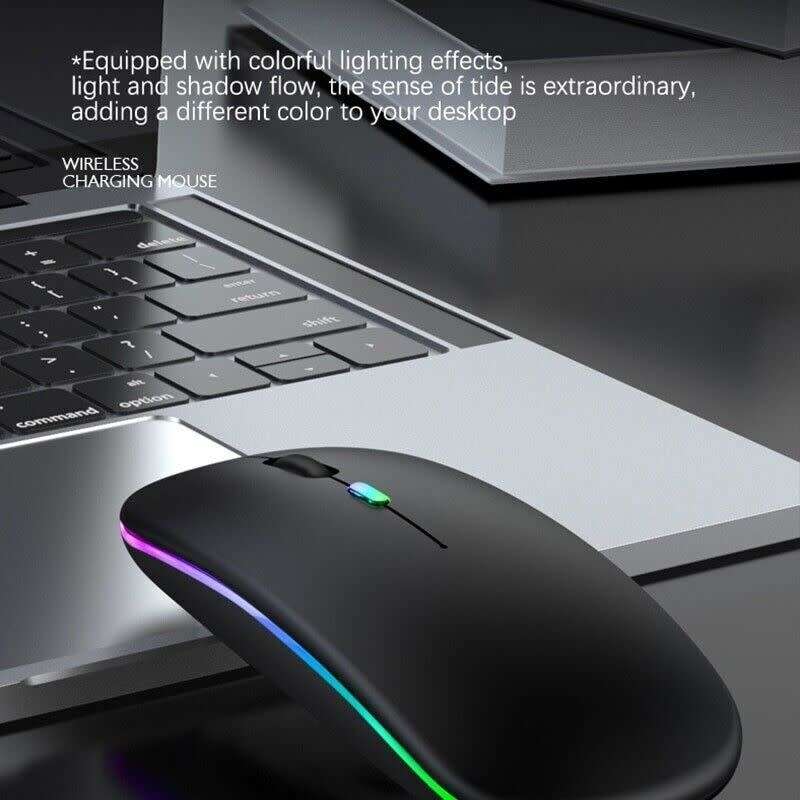 CLA100 USB Rechargeable RGB 2.4Ghz Wireless Ergonomic Slim Mouse