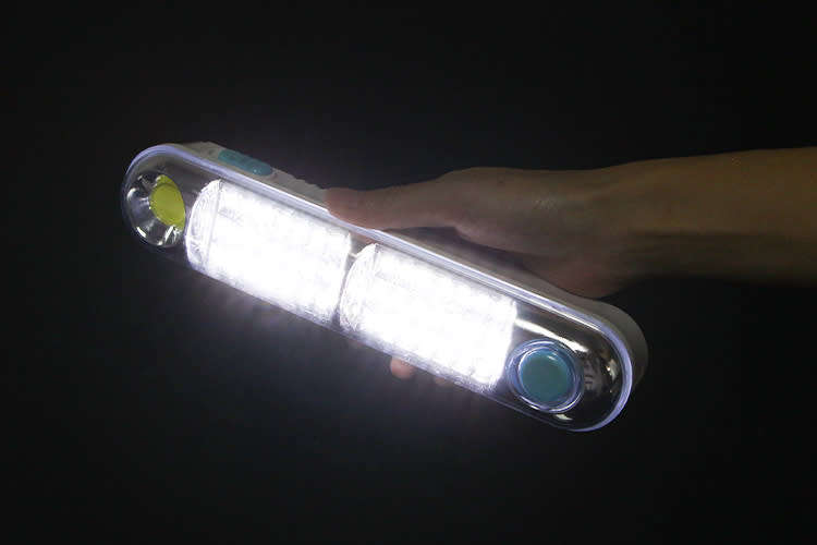Solar rechargeable LED emergency light desktop emergency light, outdoor handheld mobile light.