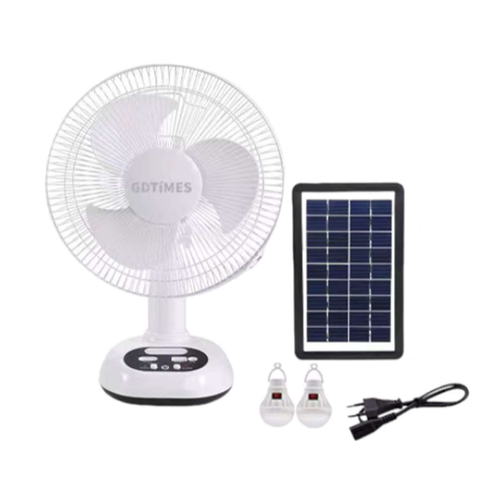 Autonomous Solar Lighting System with Charger with Fan 12`