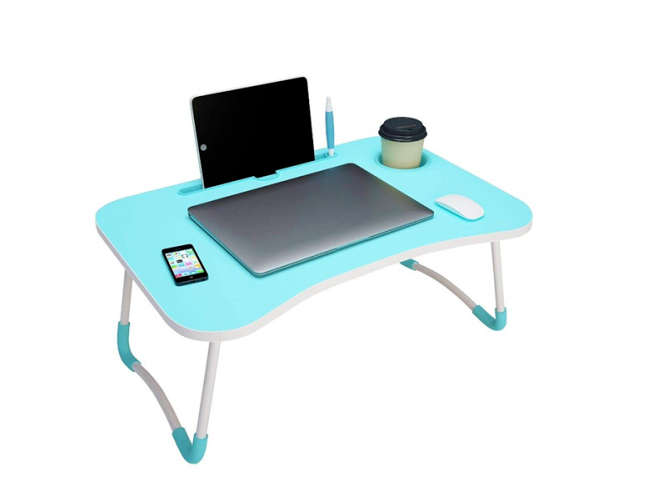Folding Small Table Lazy Bed Table Desk Folding Computer Desk