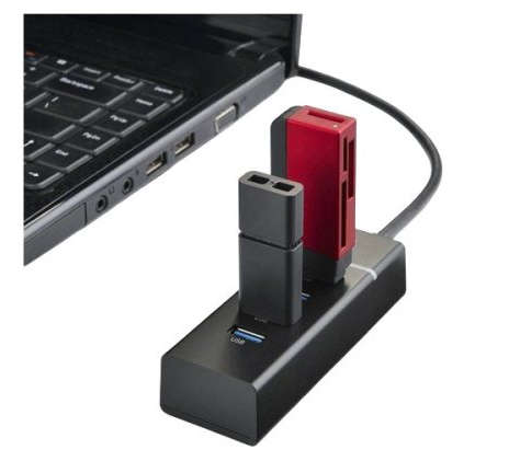 USB 3.0 High-Speed 4-Port USB Hub