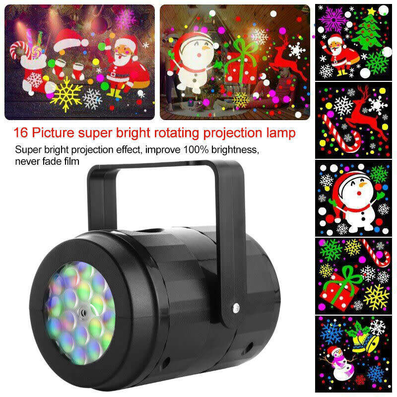 Wolulu LED RGB Projector Light  With 16 Patterns