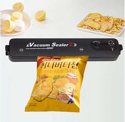 Electric vacuum sealer sealing meal food preservation system kitchen essential