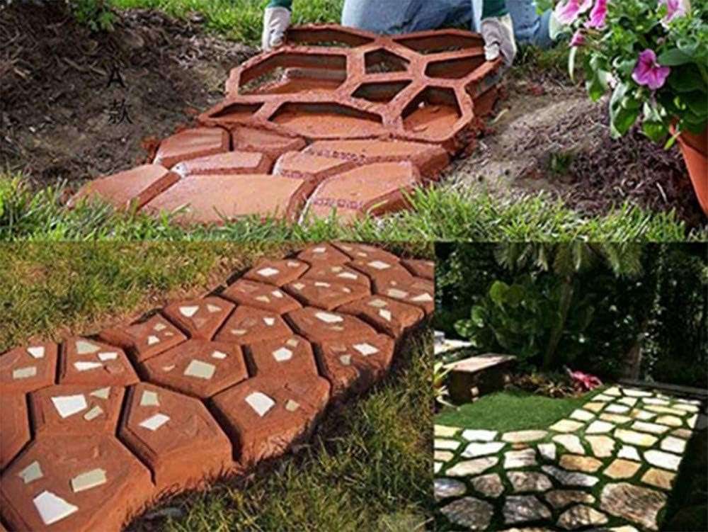 Plastic Molds for Floor Tiles, Cement, Granite Pastora Concrete Paving Molds