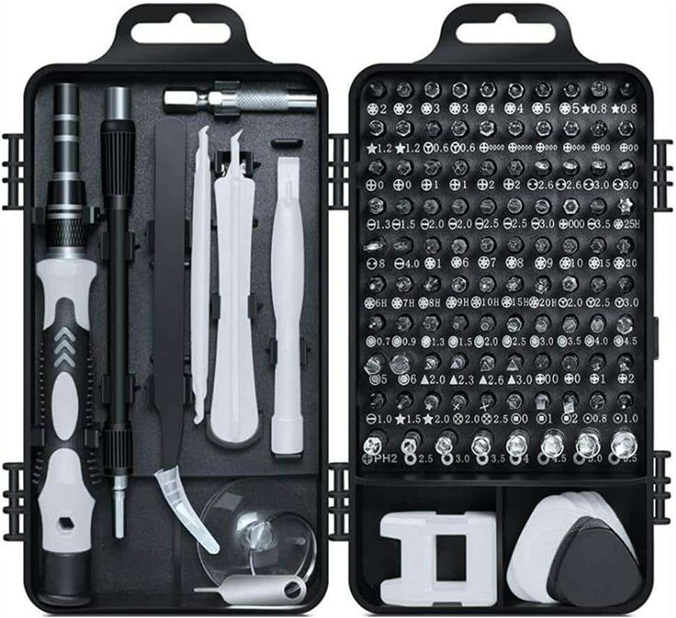 Screwdriver Set 115 in 1 Screwdriver Set Repair Tool Set, Alloy Mini Hardened Screwdriver Set