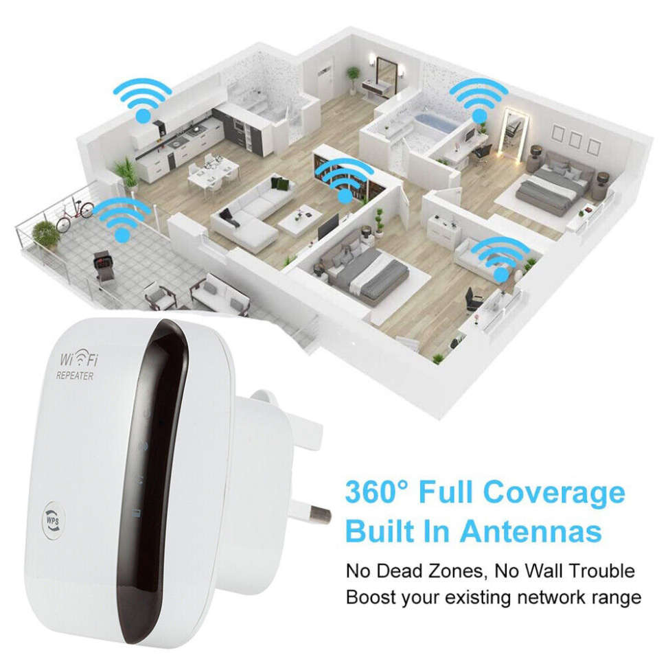 WiFi Range Booster Extension Amplifier Super Wireless Repeater