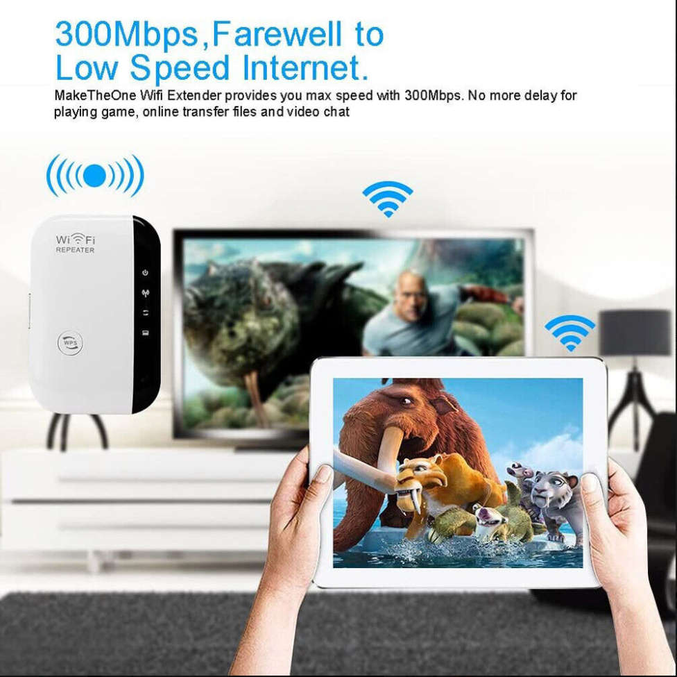 WiFi Range Booster Extension Amplifier Super Wireless Repeater