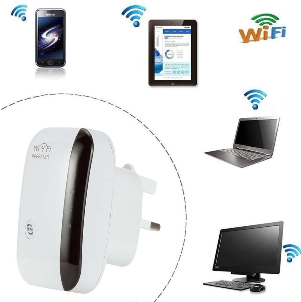 WiFi Range Booster Extension Amplifier Super Wireless Repeater