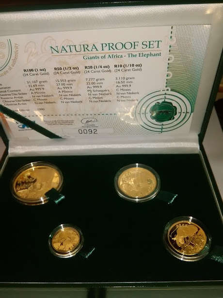 2008 Natura Proof Set Giants of Africa - The Elephant