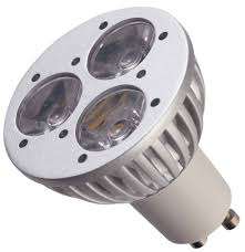 3 Watt 3 LED Down Light GU10..additional bulbs FREE SHIPPING