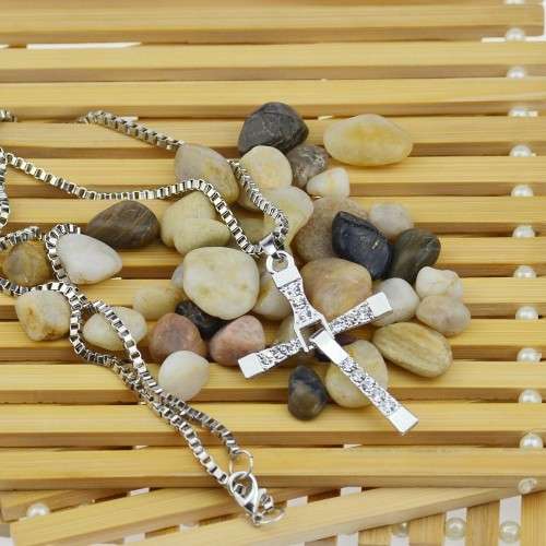The Fast and Furious Crystal Cross Men Necklaces