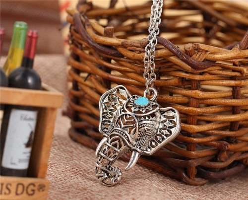 Elephant Pendant Necklace