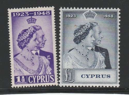 Cyprus 1948 RSW Mounted Mint