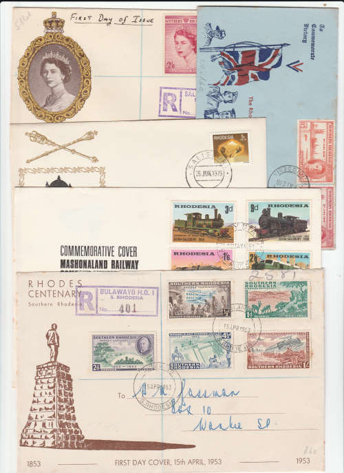 Rhodesia 5 x Covers