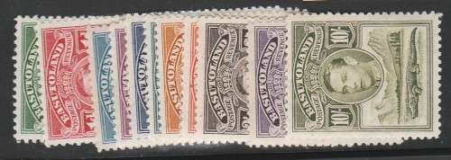 Basutoland 1938 GVI Set, Mounted Mint