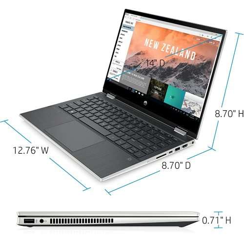 (Worth R25000) HP Pavilion x360 Convertible Touch Screen Intel Core i3 10th Gen 8GB Memory 256GB SSD