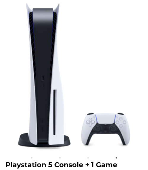 PlayStation 5 + 2brand new blu ray disc