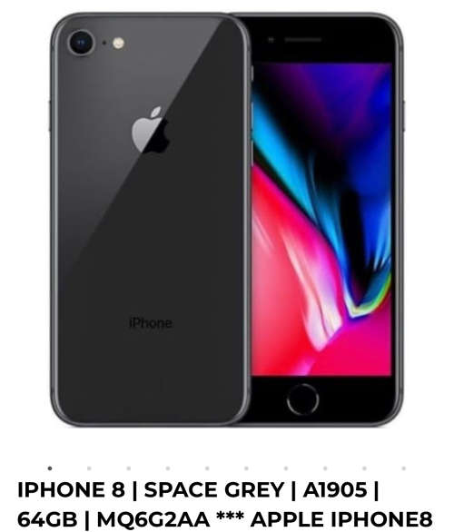 iPhone 8 - Space grey - 64GB